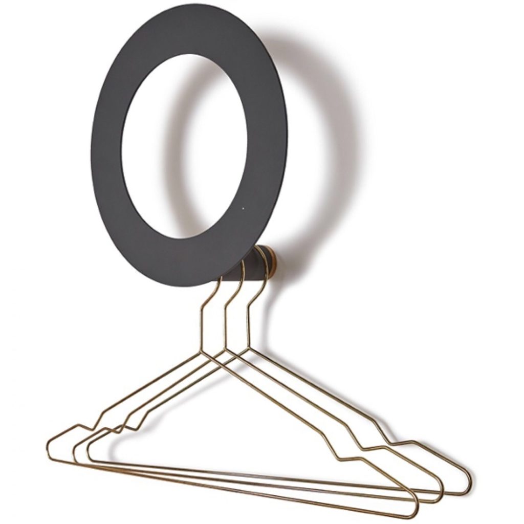 Monokel clothes hanger, from Klong